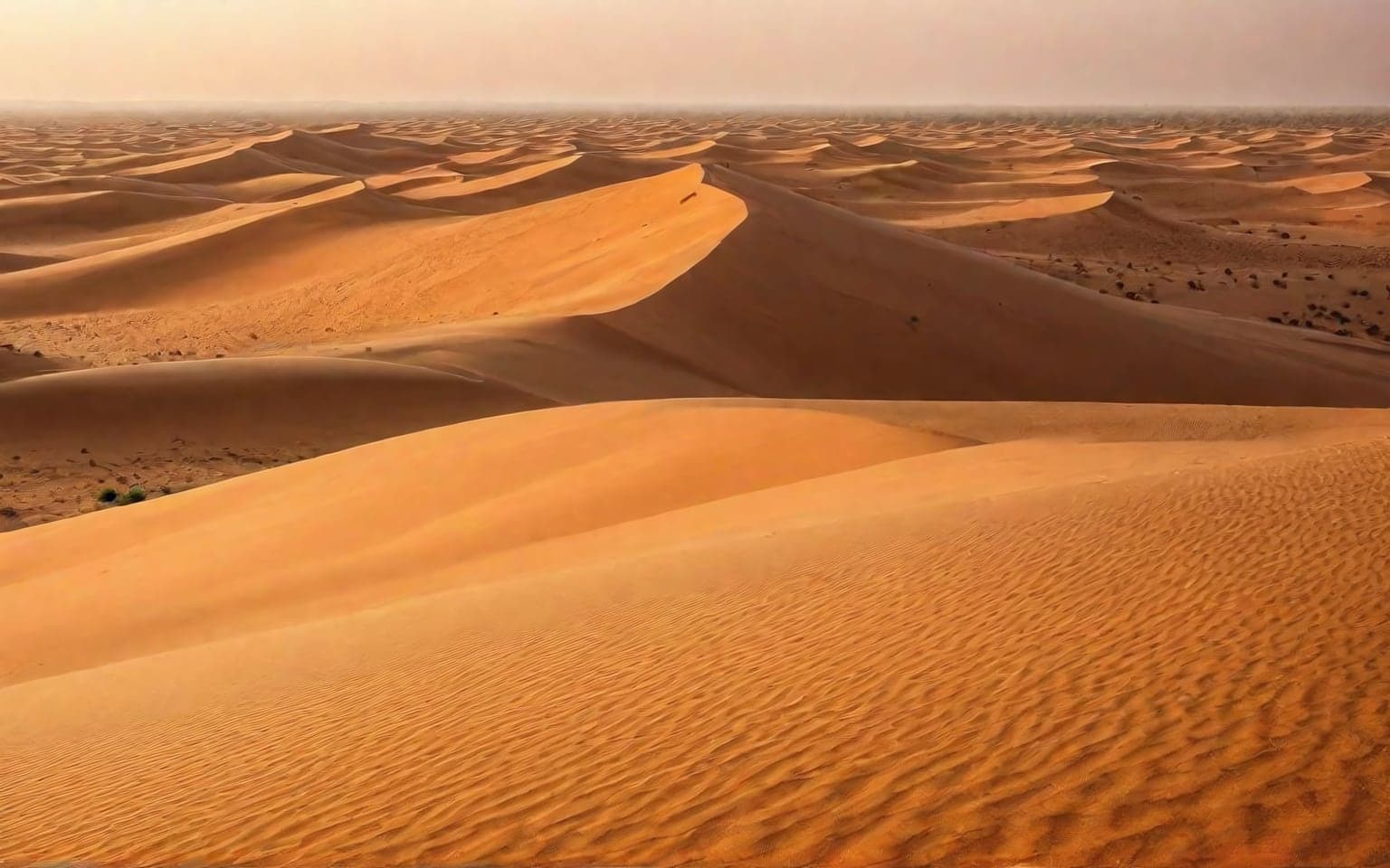 Representative AI illustration of sand dunes terrain