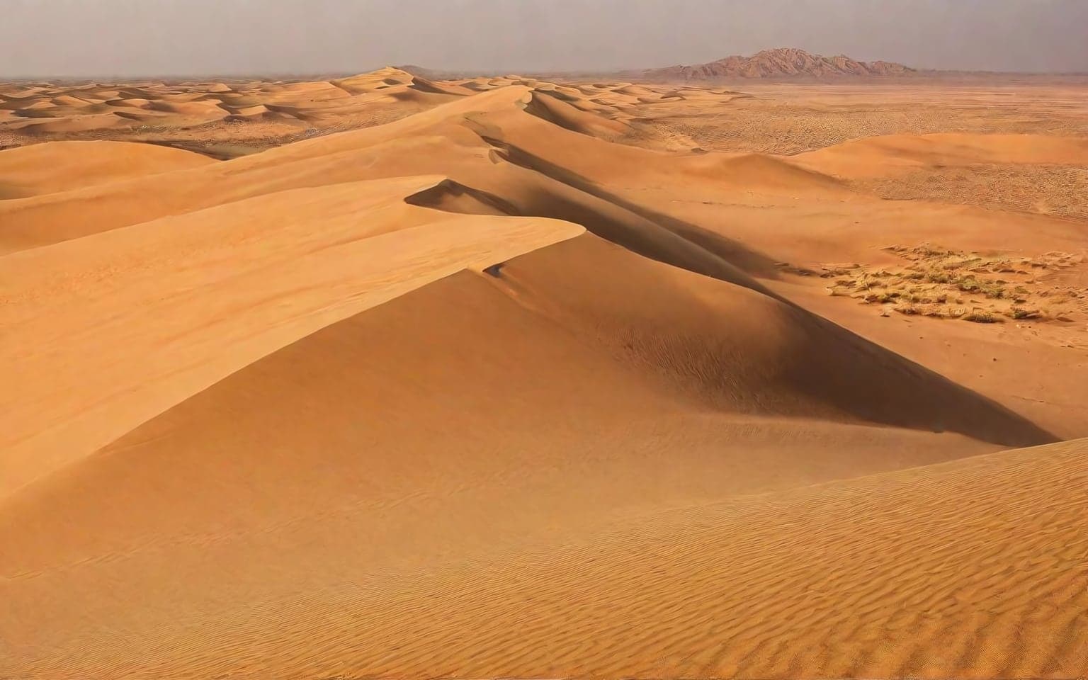Representative AI illustration of sand dunes terrain