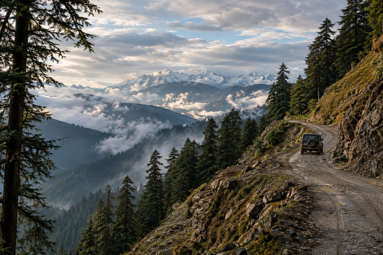 Jalori Pass (Shoja - Jibhi ridge drive)