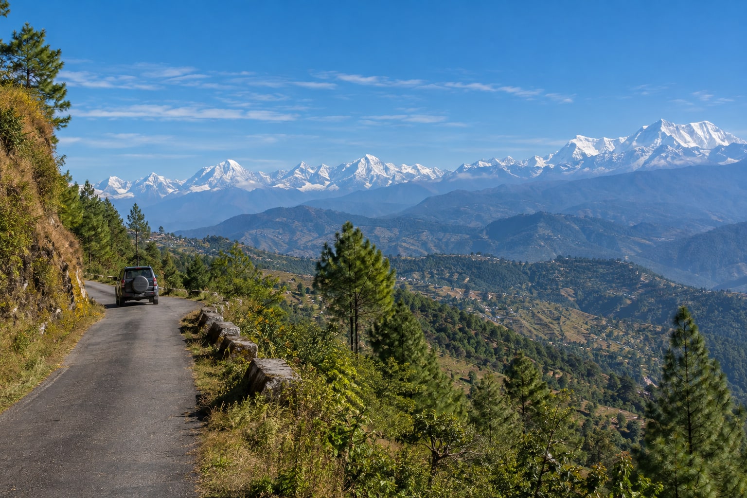 Kausani — Himalaya-View Ridge Drive