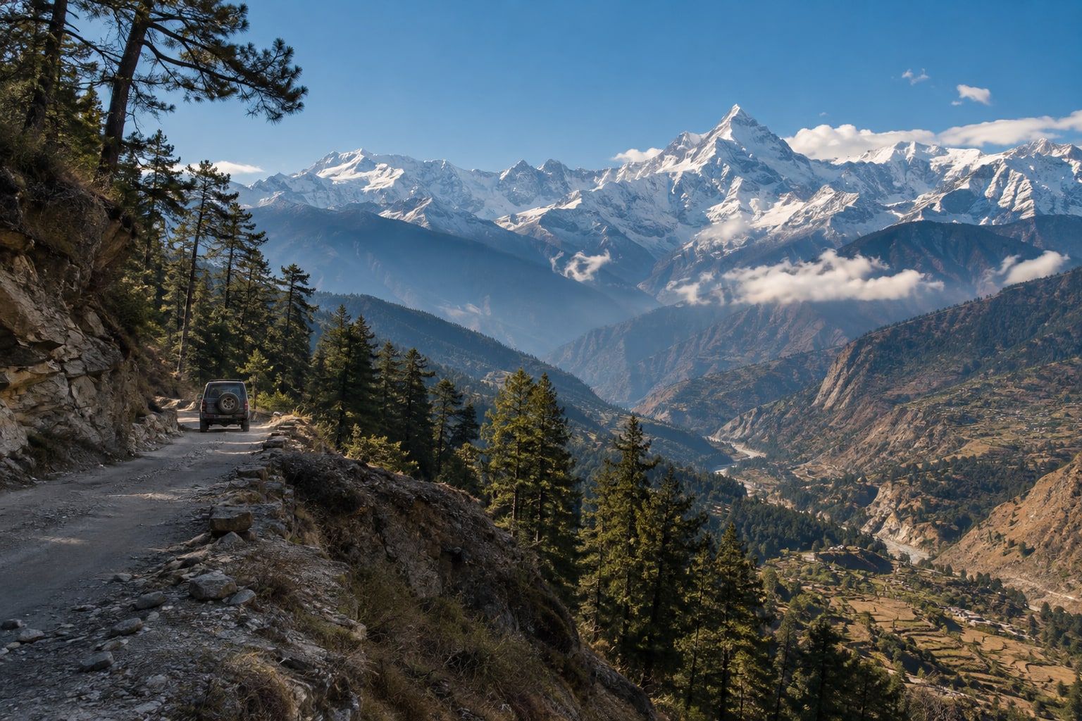 Munsiyari — Kumaon High-Himalaya Roadhead Drive