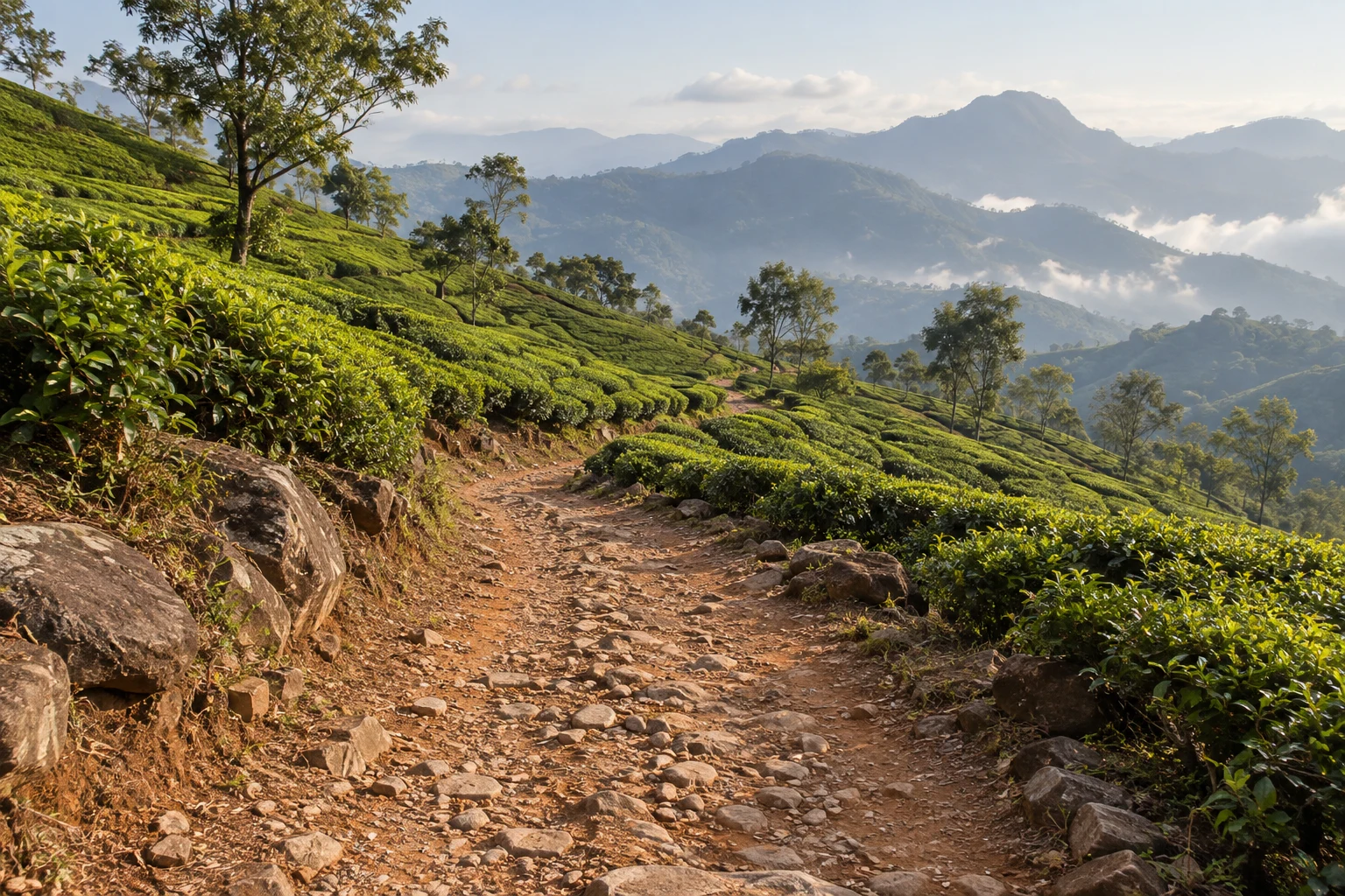 Kolukkumalai Jeep Track (via Suryanelli)