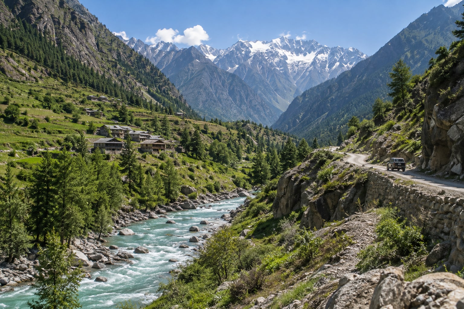 Sangla Valley to Chitkul (Baspa - last village before Tibet)